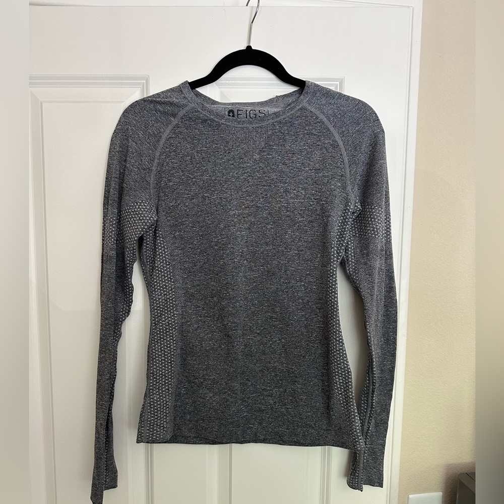 FIGS Gray Underscrubs Shirt